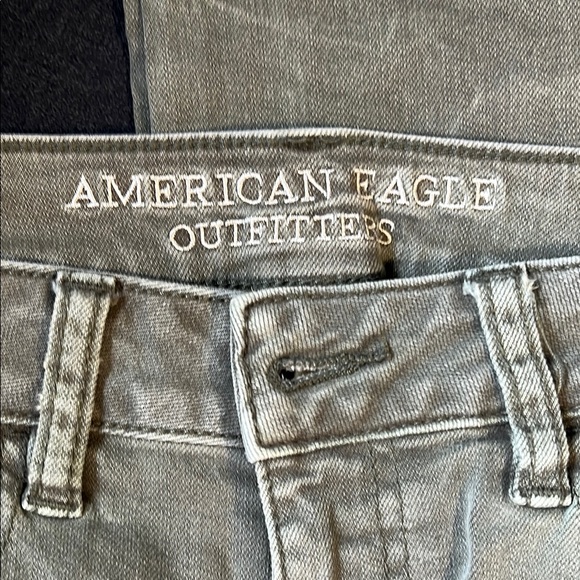 American Eagle Outfitters Olive Jegging Jeans Size 6 - Picture 3 of 4